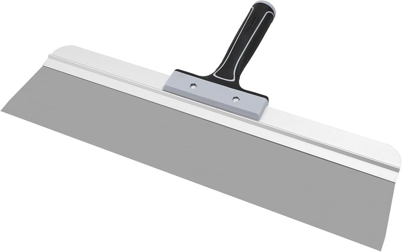 Rolling Dog 18 Inch Taping Knife - 18" Drywall Skimming Blade, Threaded End Can be Attached to Extension Pole, Stainless Steel Blade for Skimming and Smoothing Walls and Ceilings - Image 1